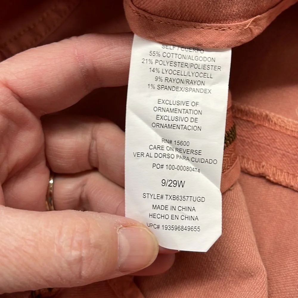 Jolt NWT Dusty Rose Denim Mini Skirt Size 29